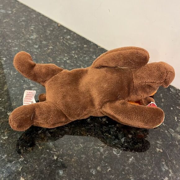 Chocolate the Moose Beanie Babies Vintage TY 1993 with Original Tags - Picture 6 of 12